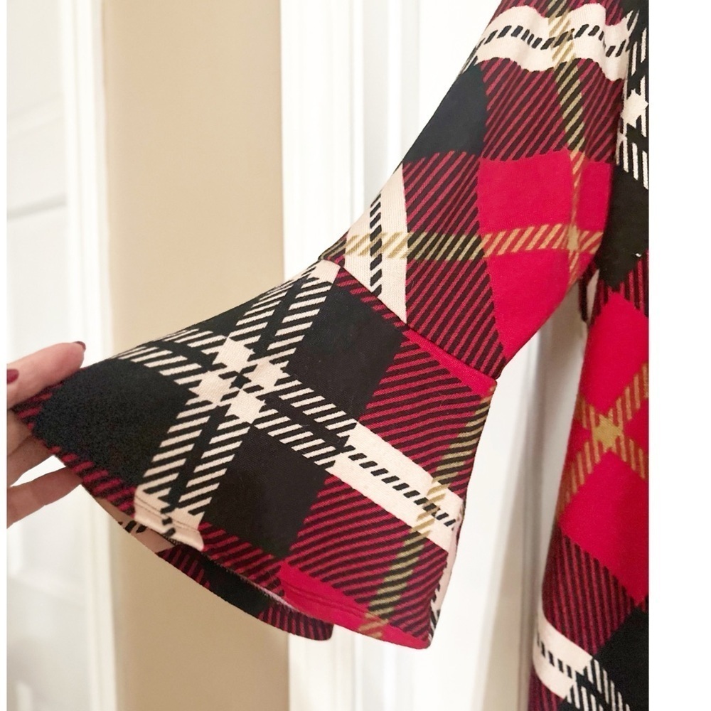 JH Hessica Howard Plaid Dress Sz XL - Picture 7 of 8